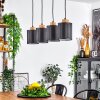 Chiuvi Hanglamp Natuurlijke kleuren, Zwart, 4-lichts