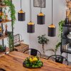 Chiuvi Hanglamp Natuurlijke kleuren, Zwart, 4-lichts