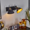 Llanage Muurlamp Zwart, Wit, 2-lichts