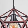 Mamonal Hanger Koperkleurig, Zwart, 1-licht