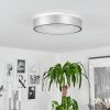 Playas Plafondlamp LED Zilver, Wit, 1-licht