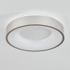 Playas Plafondlamp LED Zilver, Wit, 1-licht
