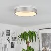 Playas Plafondlamp LED Zilver, Wit, 1-licht