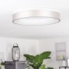 Playas Plafondlamp LED Zilver, Wit, 1-licht