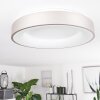 Playas Plafondlamp LED Zilver, Wit, 1-licht