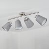Peralonso Plafondlamp Nikkel mat, 4-lichts