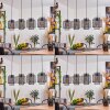Amsoldingen Hanglamp Zwart, 4-lichts