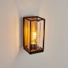 Palanga Buiten muurverlichting Bruin, houtlook, Zwart, 1-licht