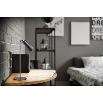 Reality Maxi Tafellamp LED Zwart, 1-licht