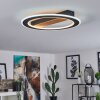 Katila Plafondlamp LED Bruin, Zwart, 1-licht