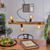 Beccar Hanglamp Natuurlijke kleuren, Zwart, 4-lichts