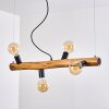 Beccar Hanglamp Natuurlijke kleuren, Zwart, 4-lichts