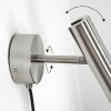 Dalheim Muurlamp LED Nikkel mat, 1-licht