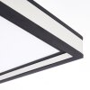 Nabbas Plafondpaneel LED Zwart, 1-licht
