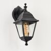 Halla Buiten muurverlichting Zwart, 1-licht