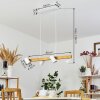 Zuoz Hanglamp Natuurlijke kleuren, Wit, 4-lichts