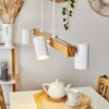 Zuoz Hanglamp Natuurlijke kleuren, Wit, 4-lichts