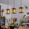 Candelaria Hanglamp Zwart, 3-lichts