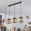 Candelaria Hanglamp Zwart, 3-lichts