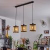 Candelaria Hanglamp Zwart, 3-lichts