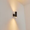 Koila Buiten muurverlichting Zwart, 2-lichts