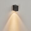 Holiseva Buiten muurverlichting LED Zwart, 1-licht
