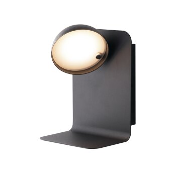 Luce Design BOING Muurlamp LED Zwart, 1-licht