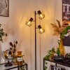 Bardhaman Staande lamp Zwart, 3-lichts