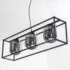 Elvange Hanglamp Zwart, 3-lichts