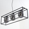 Elvange Hanglamp Zwart, 3-lichts