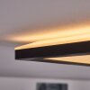 Boyero Plafondpaneel LED Zwart, Wit, 1-licht
