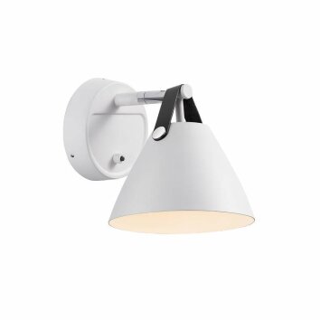 Design For The People by Nordlux STRAP Muurlamp Wit, 1-licht