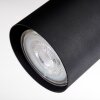Zuoz Plafondlamp Chroom, Zwart, 4-lichts