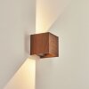 Tamarin Buiten muurverlichting LED Antraciet, Bruin, houtlook, 1-licht