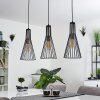 Samorinha Hanglamp Zwart, 3-lichts