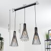 Samorinha Hanglamp Zwart, 3-lichts
