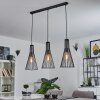 Samorinha Hanglamp Zwart, 3-lichts