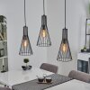 Samorinha Hanglamp Zwart, 3-lichts