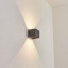 Anobra Buiten muurverlichting LED Antraciet, Wit, 1-licht