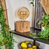Heimola Tafellamp Hout licht, 1-licht