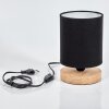 Chiuvi Tafellamp Natuurlijke kleuren, Zwart, 1-licht