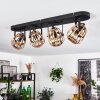 Combeima Plafondlamp Zwart, 4-lichts