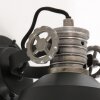 Steinhauer Sprocket Muurlamp Zwart, 1-licht