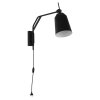 Eglo LORETO Plafondlamp Zwart, Wit, 1-licht