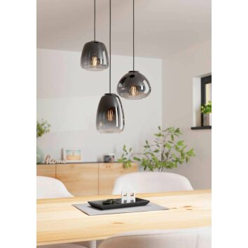 Eglo AGUILARES Hanger Zwart, 3-lichts