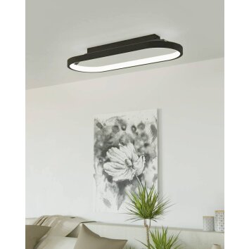 Eglo CODRIALES Plafondlamp LED Zwart, 1-licht