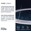 Paul Neuhaus PURE-COSMO Hanglamp LED Aluminium, 17-lichts, Afstandsbediening