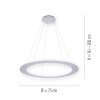 Paul Neuhaus PURE-COSMO Hanglamp LED Aluminium, 25-lichts, Afstandsbediening