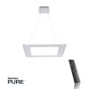 Paul Neuhaus PURE-COSMO Hanglamp LED Aluminium, 21-lichts, Afstandsbediening