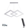 Paul Neuhaus PURE-COSMO Hanglamp LED Aluminium, 44-lichts, Afstandsbediening